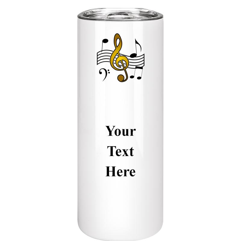 SLIM TUMBLER 20OZ WHITE