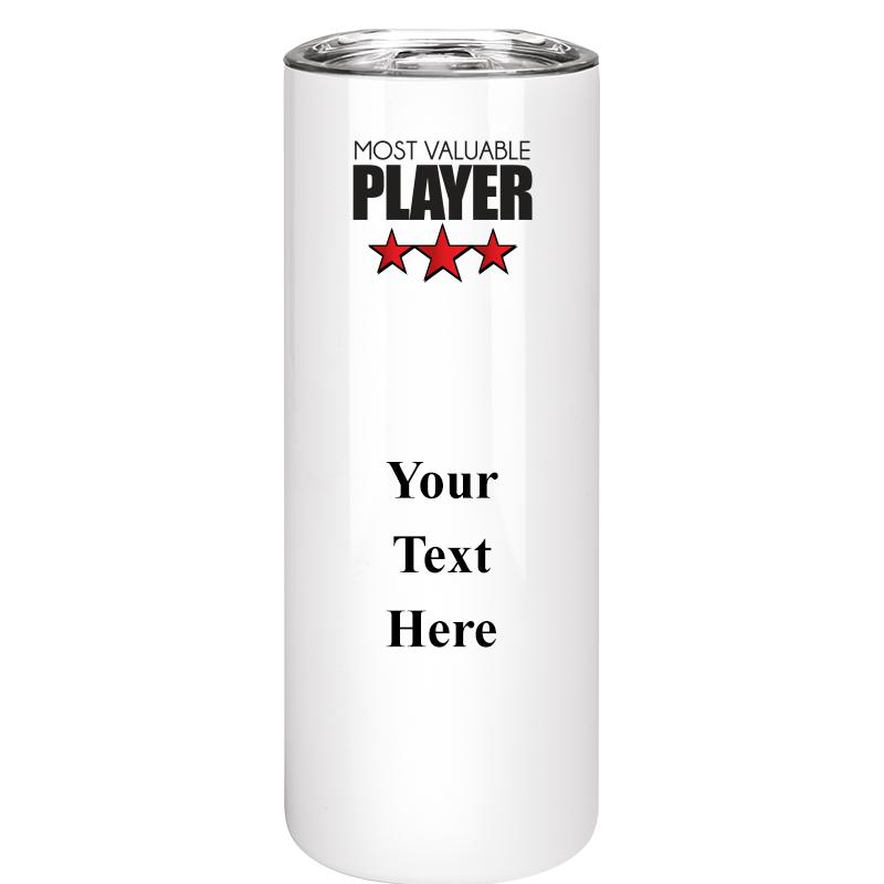 SLIM TUMBLER 20OZ WHITE