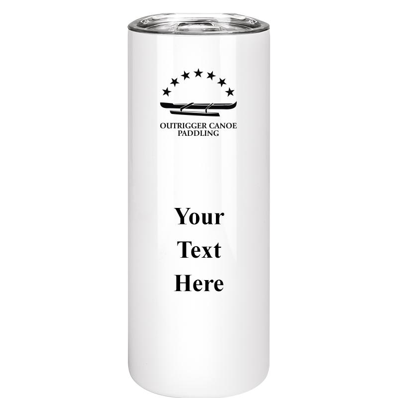 SLIM TUMBLER 20OZ WHITE