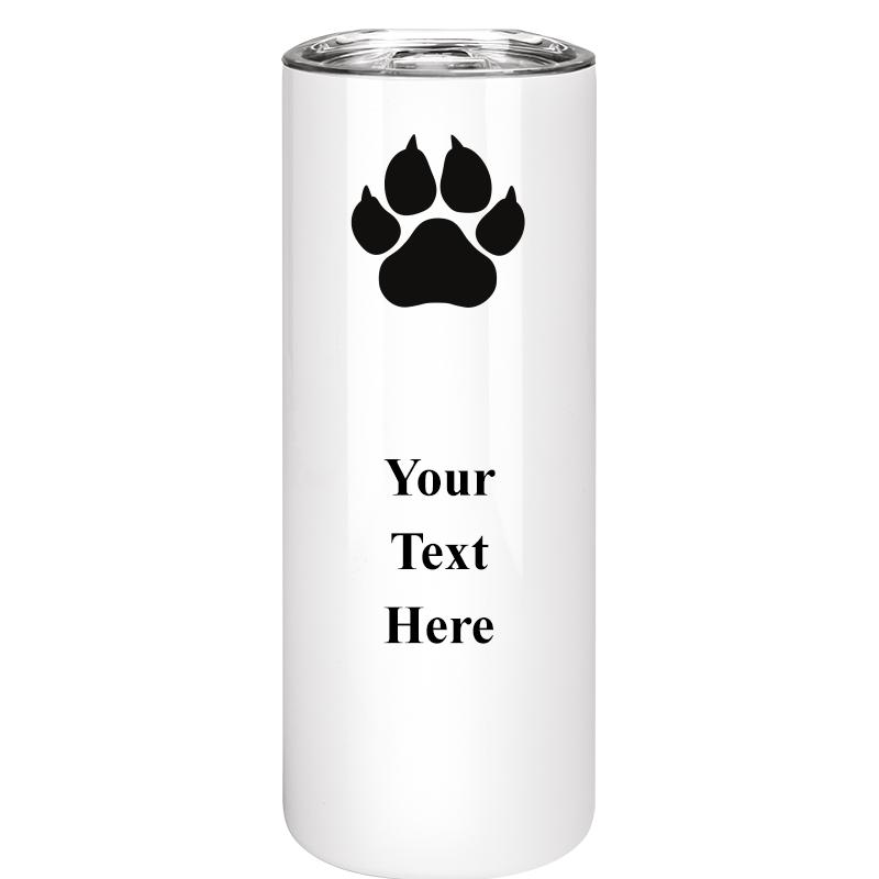 SLIM TUMBLER 20OZ WHITE