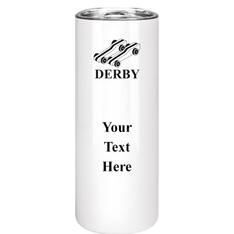 SLIM TUMBLER 20OZ WHITE