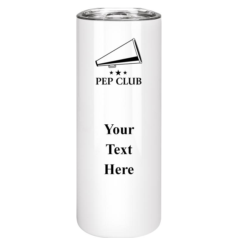 SLIM TUMBLER 20OZ WHITE