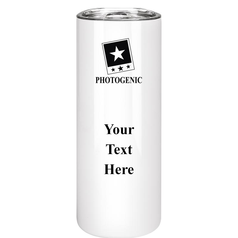 SLIM TUMBLER 20OZ WHITE