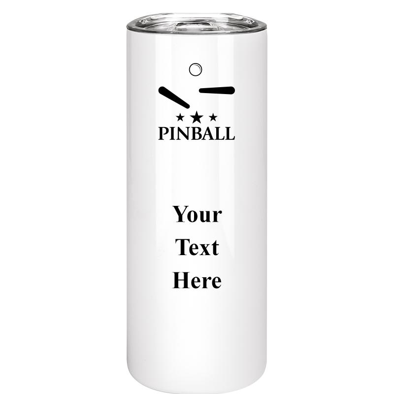 SLIM TUMBLER 20OZ WHITE