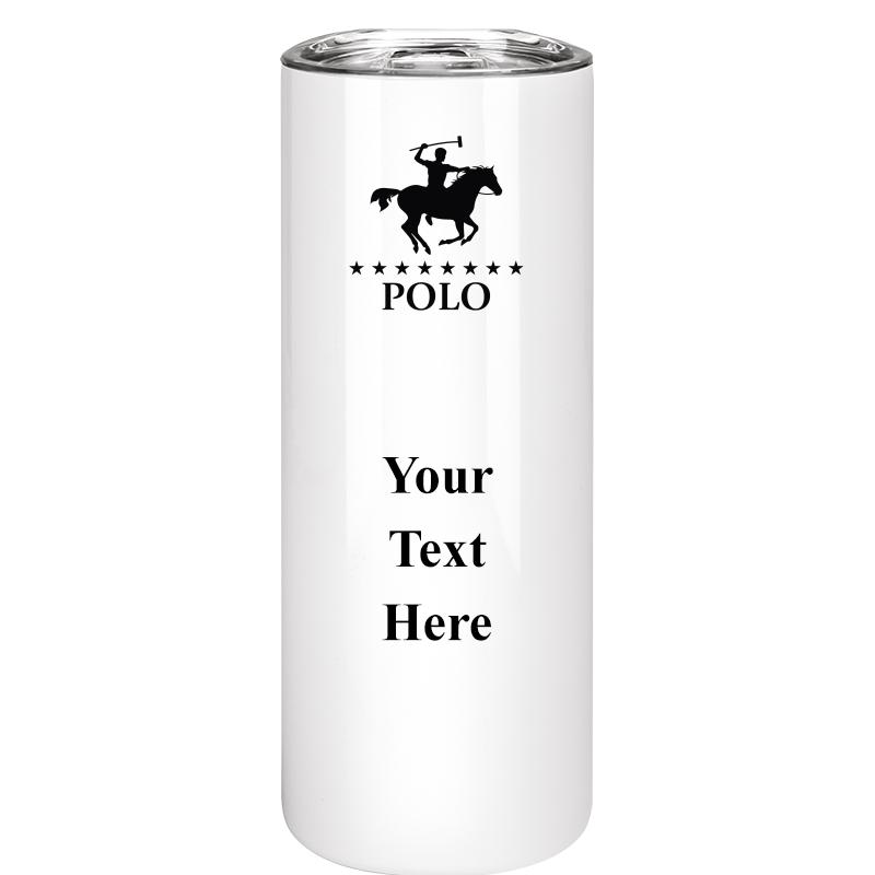 SLIM TUMBLER 20OZ WHITE
