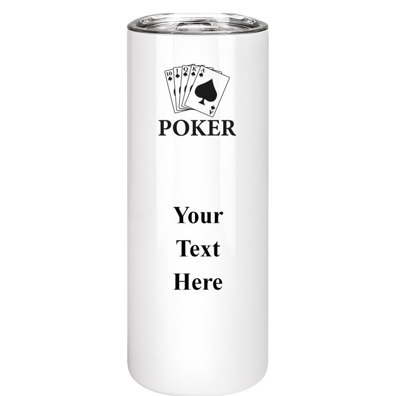 SLIM TUMBLER 20OZ WHITE