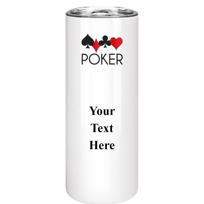 SLIM TUMBLER 20OZ WHITE