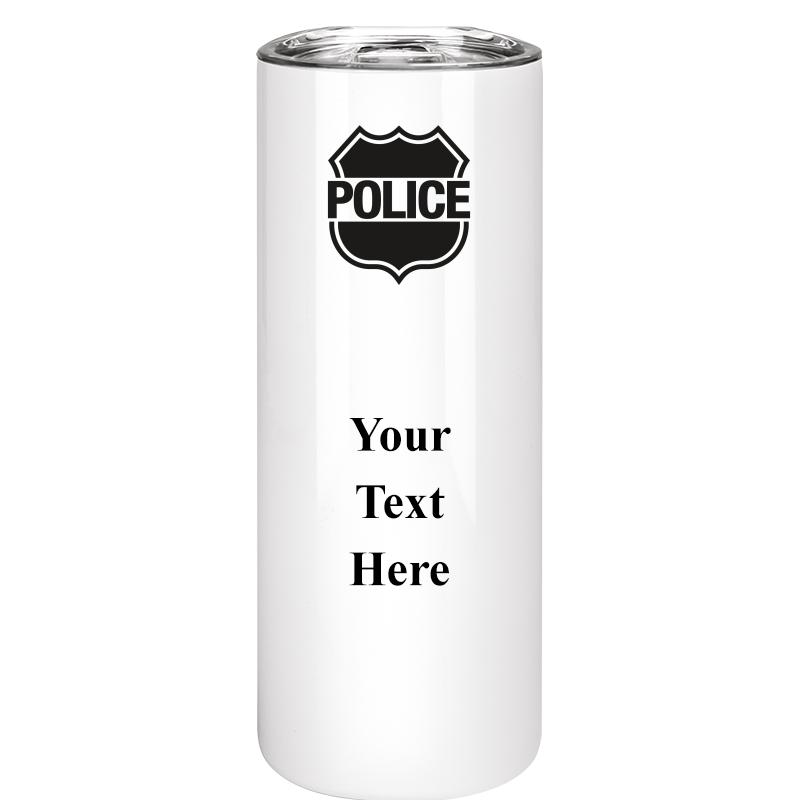 SLIM TUMBLER 20OZ WHITE