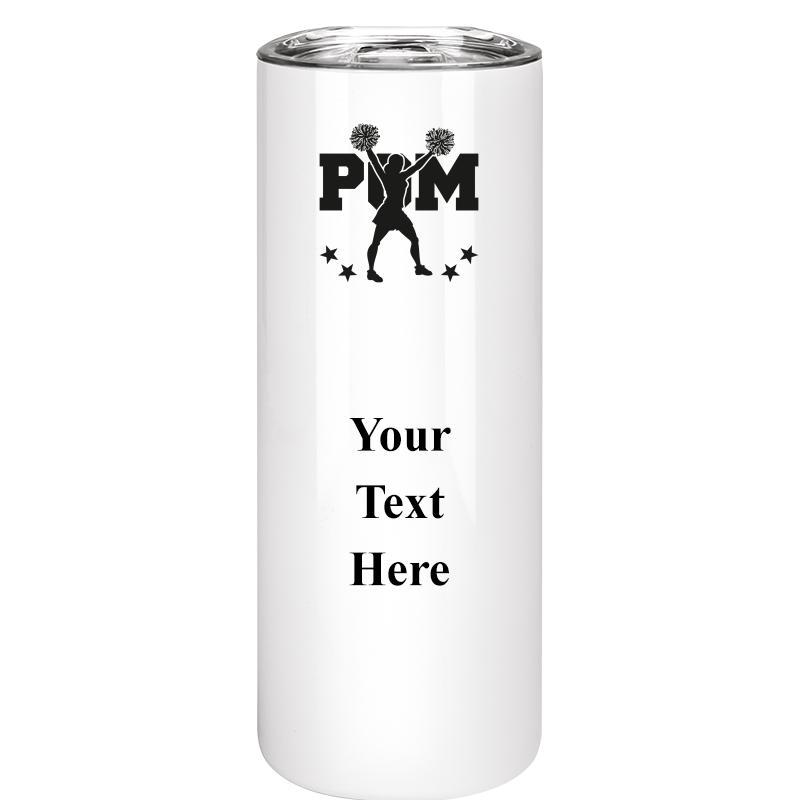 SLIM TUMBLER 20OZ WHITE