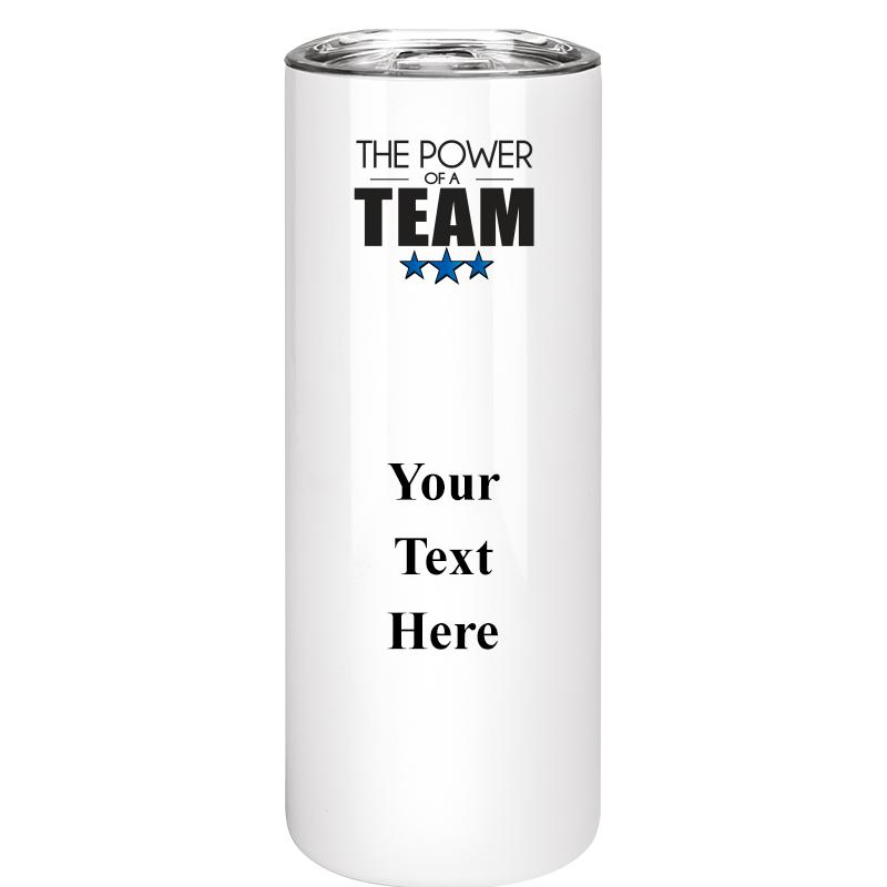 SLIM TUMBLER 20OZ WHITE