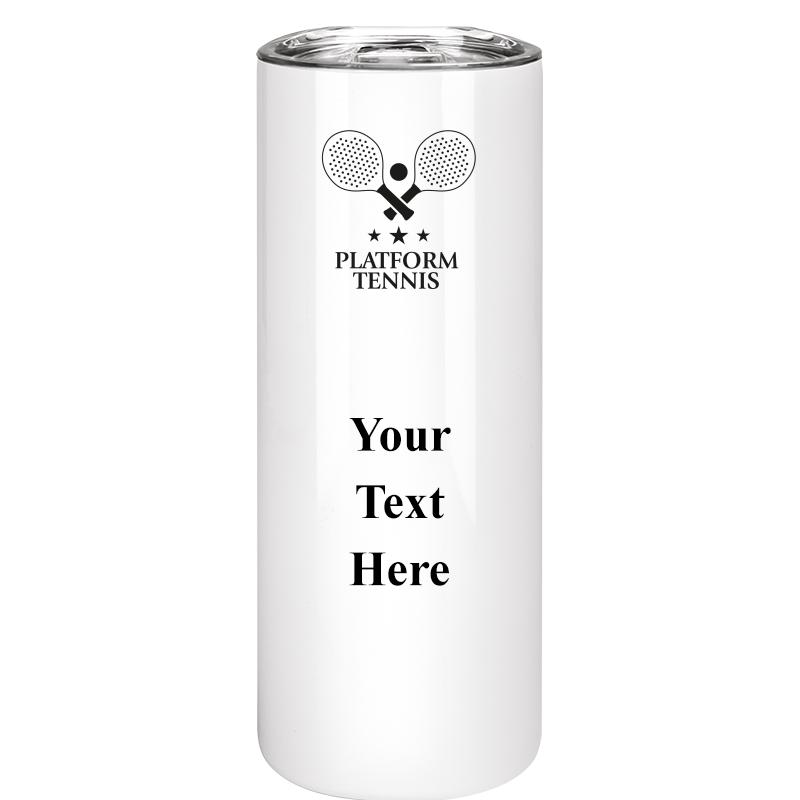 SLIM TUMBLER 20OZ WHITE