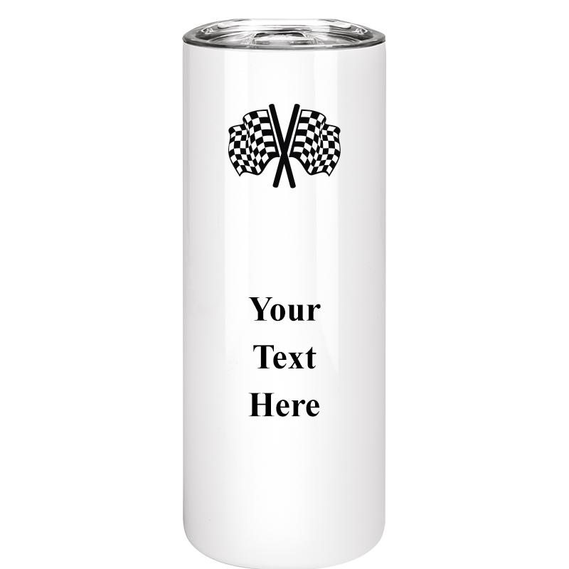 SLIM TUMBLER 20OZ WHITE