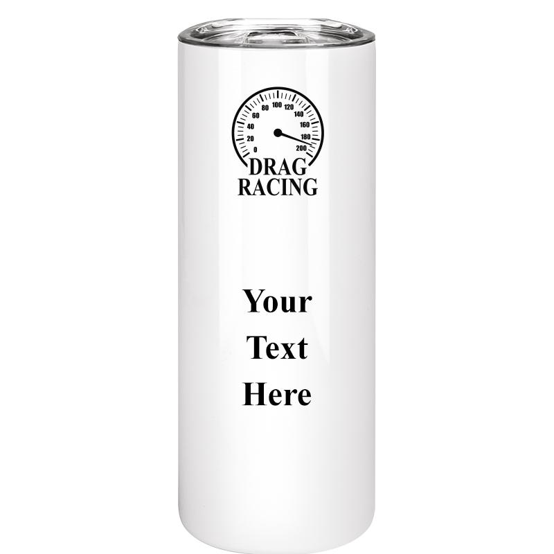 SLIM TUMBLER 20OZ WHITE