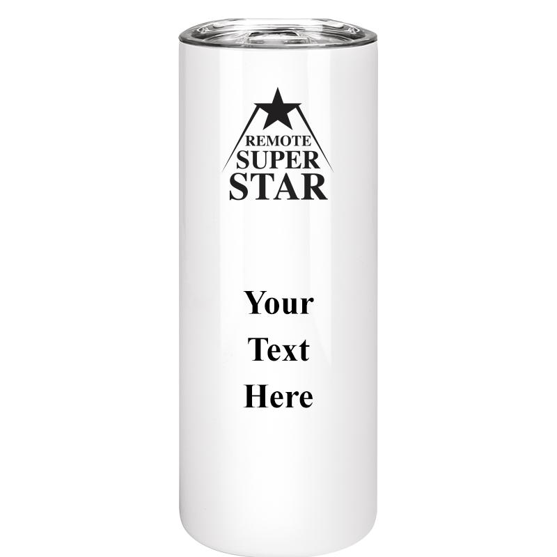 SLIM TUMBLER 20OZ WHITE