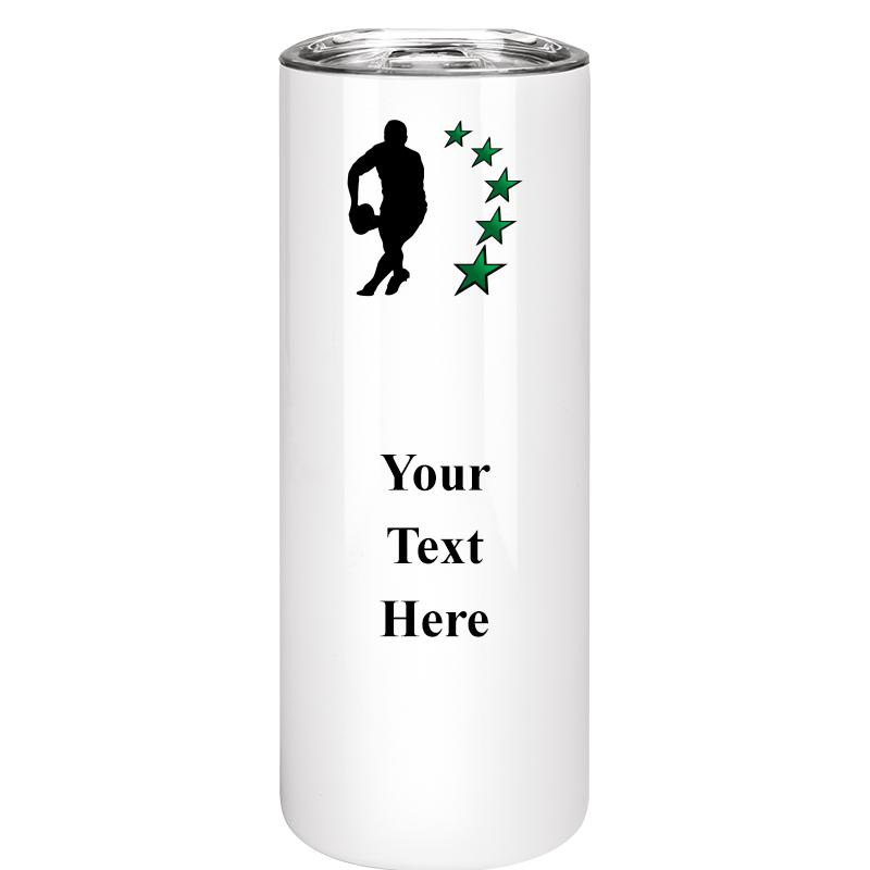 SLIM TUMBLER 20OZ WHITE