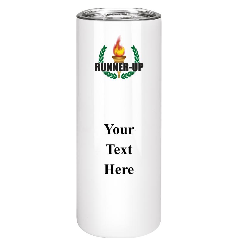 SLIM TUMBLER 20OZ WHITE