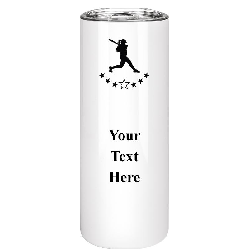 SLIM TUMBLER 20OZ WHITE