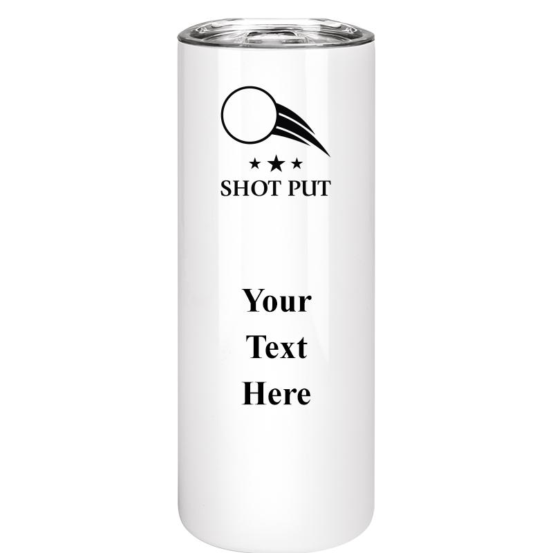 SLIM TUMBLER 20OZ WHITE