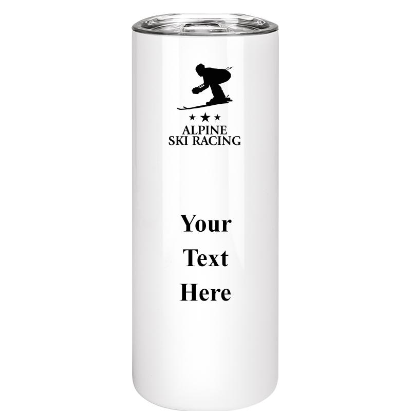 SLIM TUMBLER 20OZ WHITE