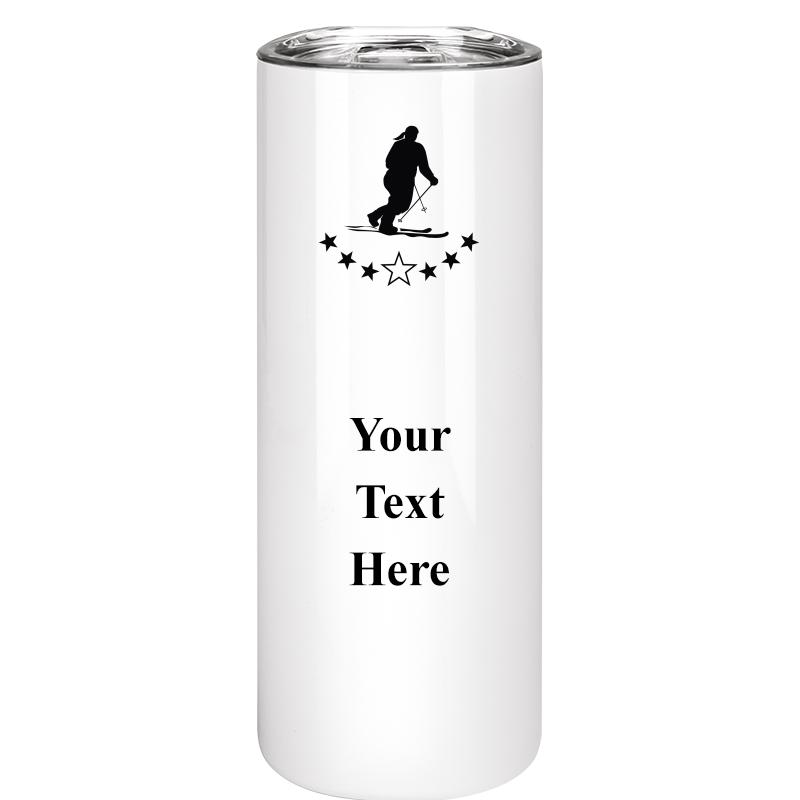 SLIM TUMBLER 20OZ WHITE