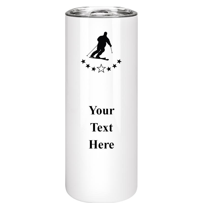 SLIM TUMBLER 20OZ WHITE