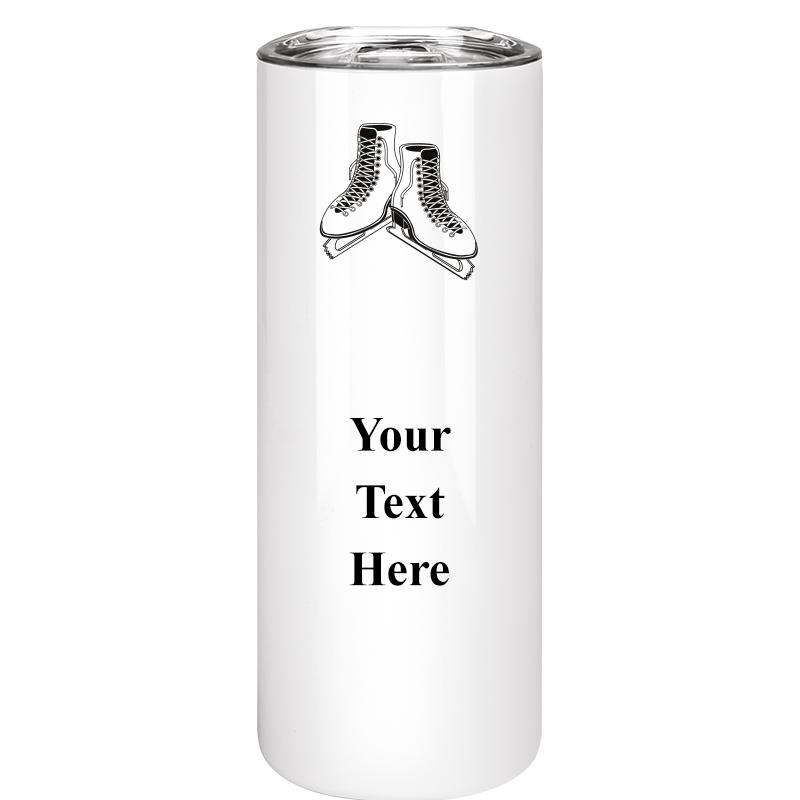 SLIM TUMBLER 20OZ WHITE