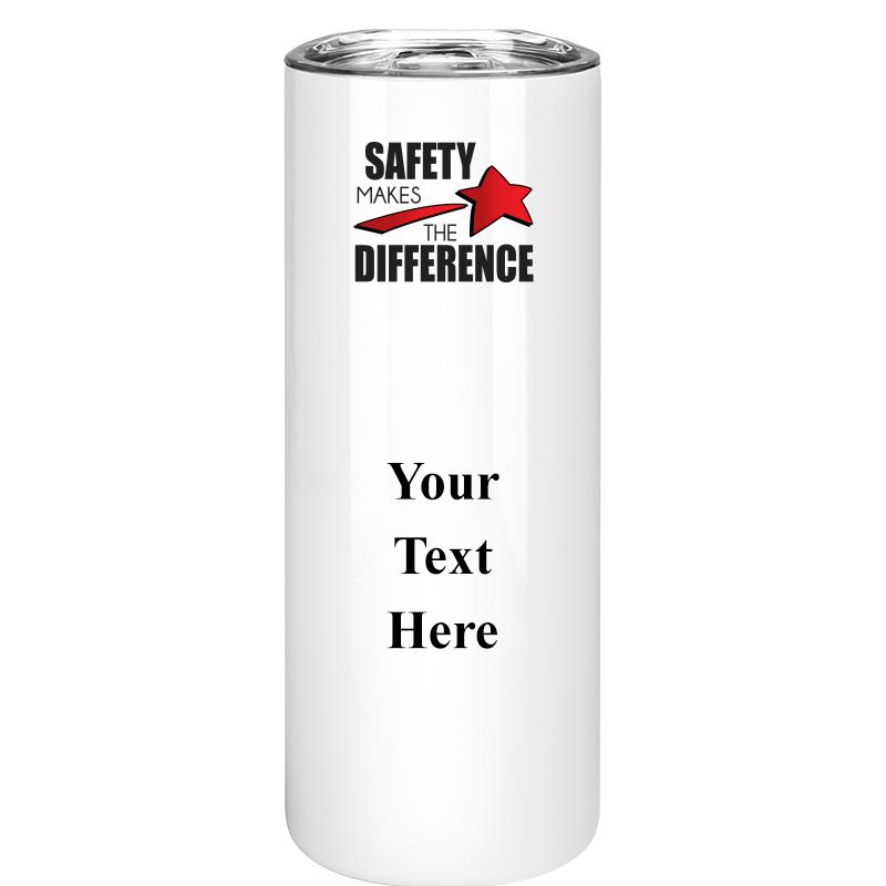 SLIM TUMBLER 20OZ WHITE