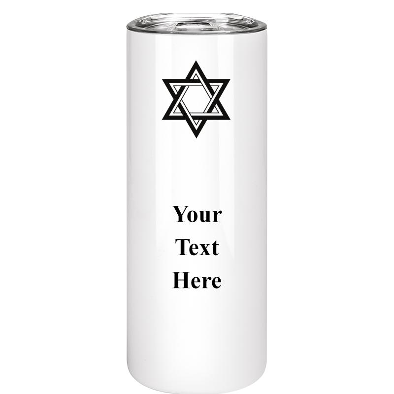 SLIM TUMBLER 20OZ WHITE