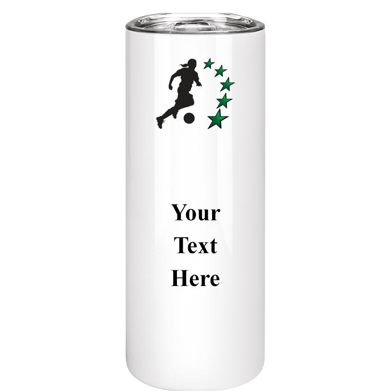 SLIM TUMBLER 20OZ WHITE