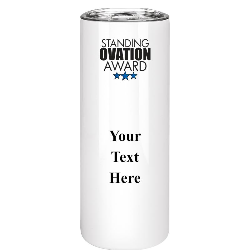 SLIM TUMBLER 20OZ WHITE