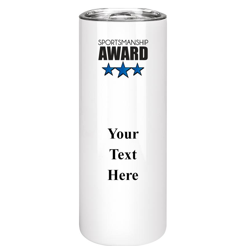 SLIM TUMBLER 20OZ WHITE