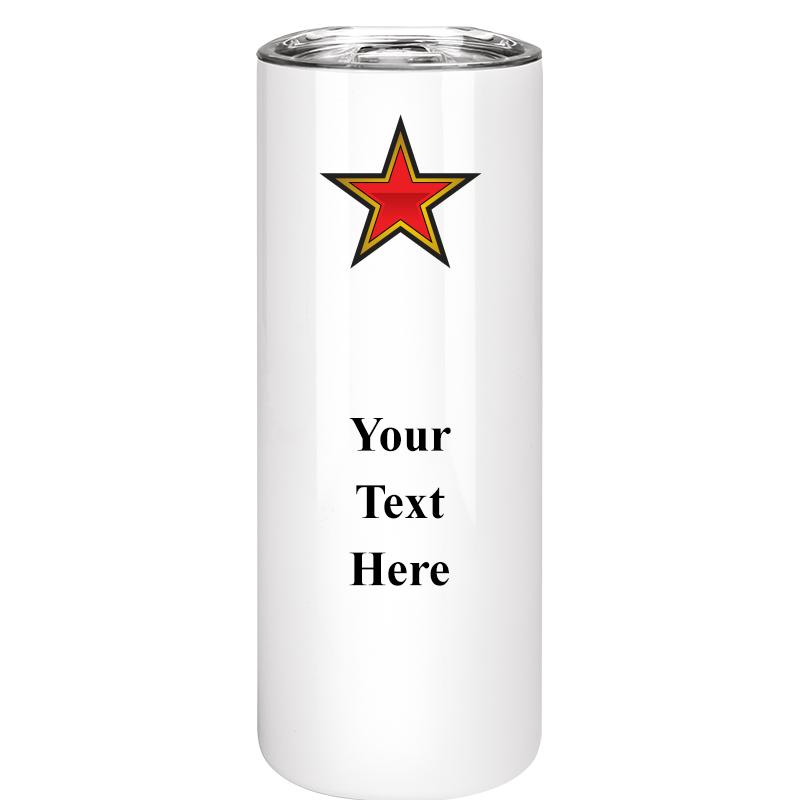 SLIM TUMBLER 20OZ WHITE