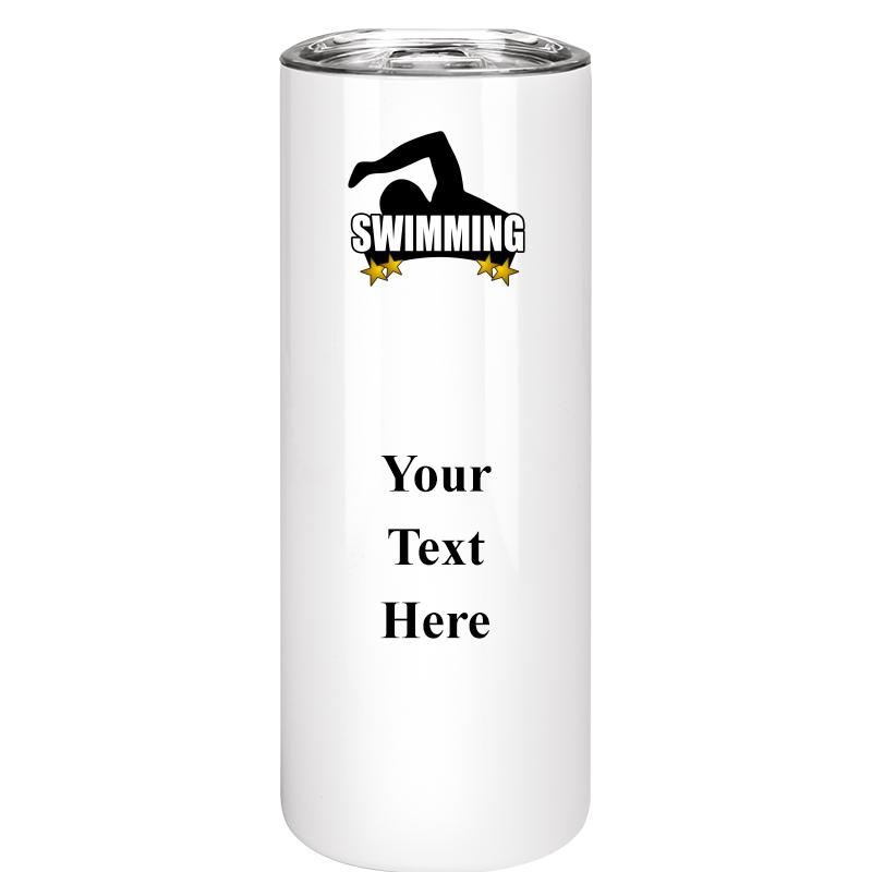 SLIM TUMBLER 20OZ WHITE