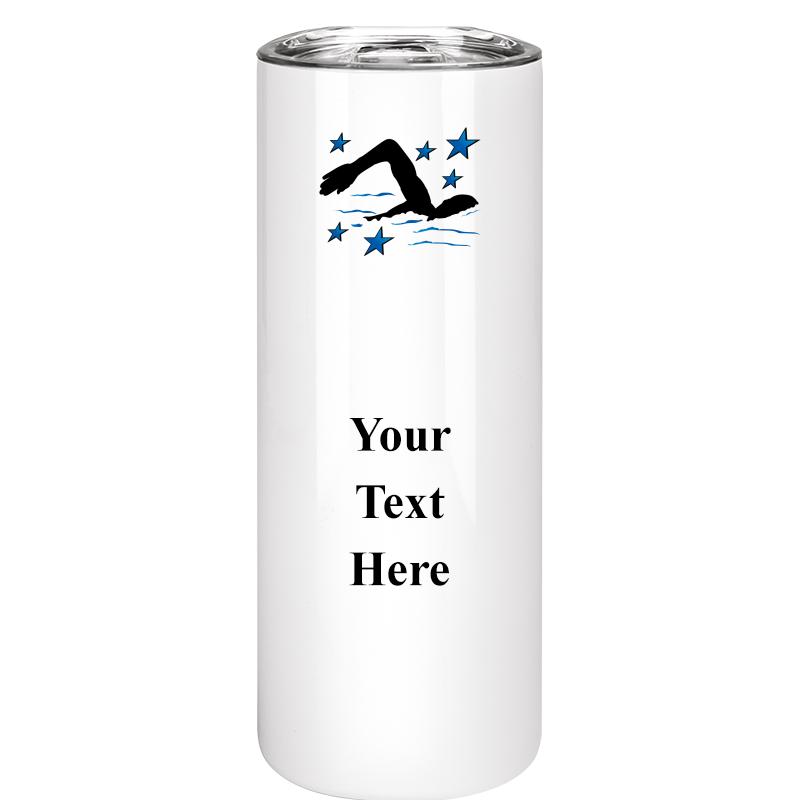 SLIM TUMBLER 20OZ WHITE