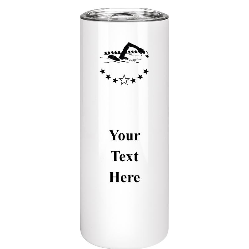 SLIM TUMBLER 20OZ WHITE