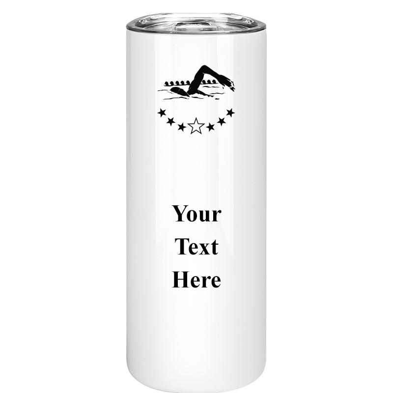 SLIM TUMBLER 20OZ WHITE