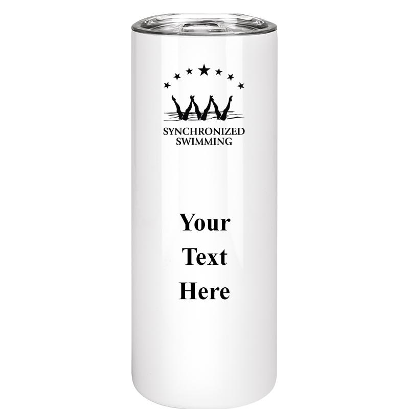 SLIM TUMBLER 20OZ WHITE