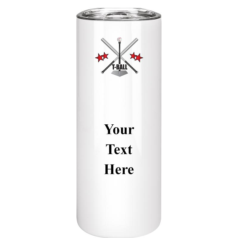 SLIM TUMBLER 20OZ WHITE