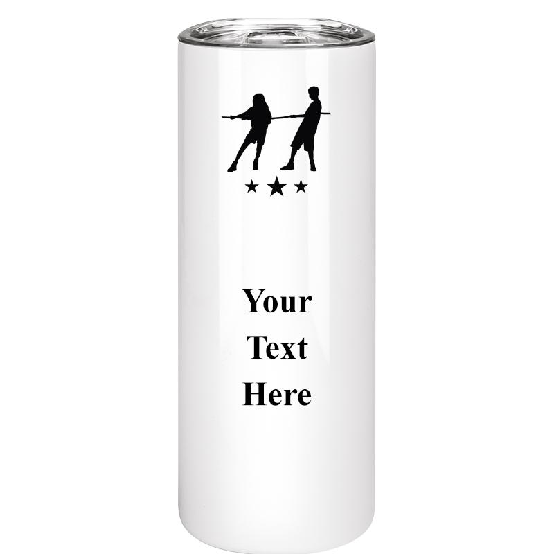 SLIM TUMBLER 20OZ WHITE