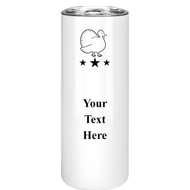 SLIM TUMBLER 20OZ WHITE