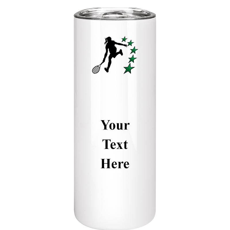 SLIM TUMBLER 20OZ WHITE