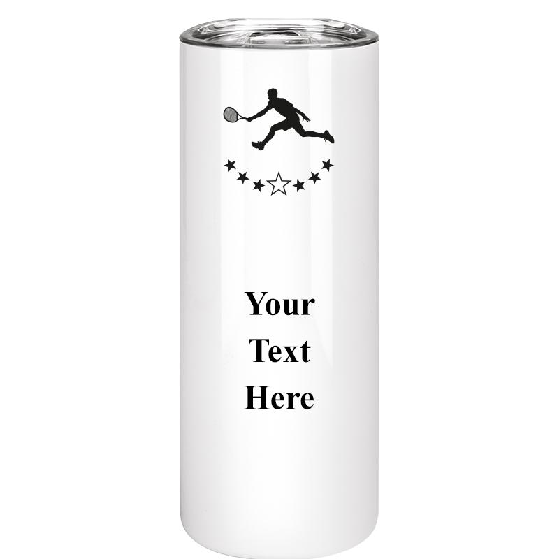 SLIM TUMBLER 20OZ WHITE