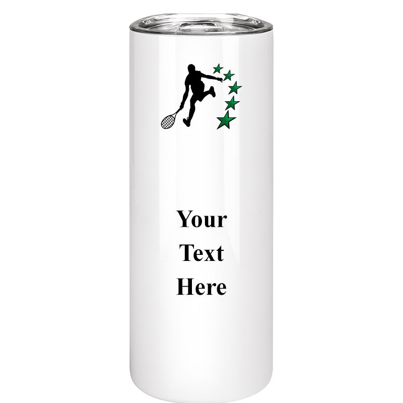 SLIM TUMBLER 20OZ WHITE