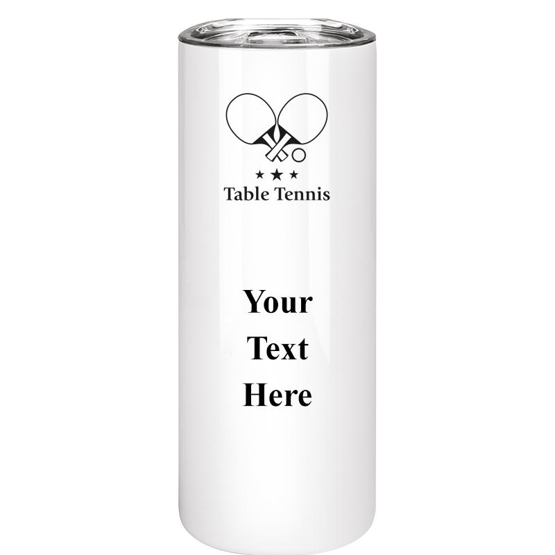 SLIM TUMBLER 20OZ WHITE