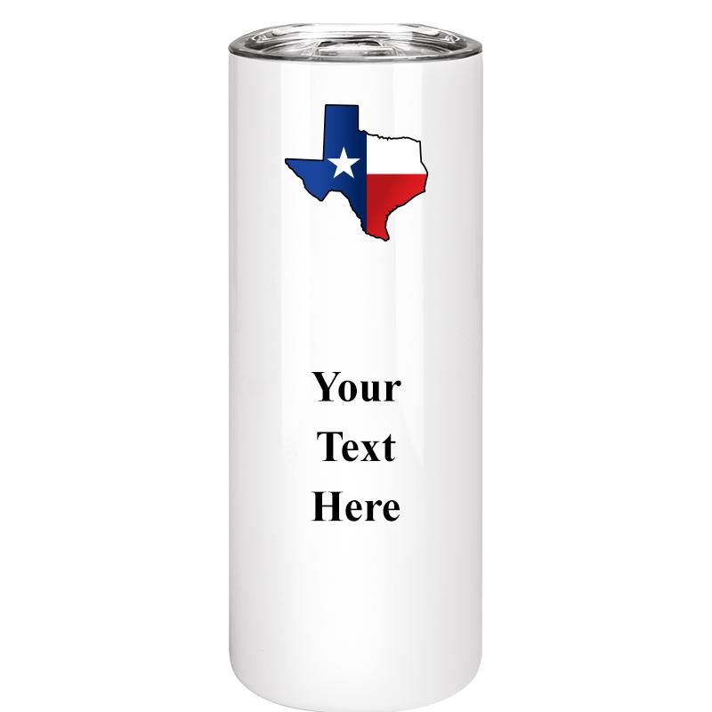 SLIM TUMBLER 20OZ WHITE