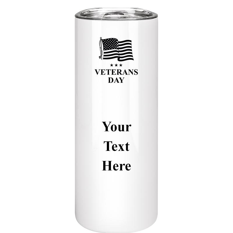 SLIM TUMBLER 20OZ WHITE