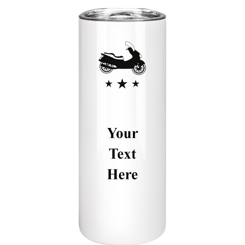 SLIM TUMBLER 20OZ WHITE