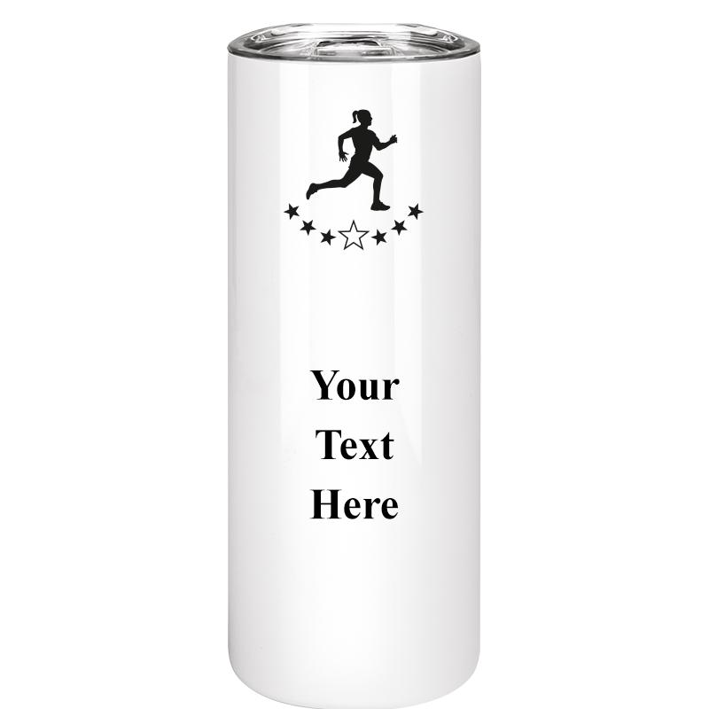 SLIM TUMBLER 20OZ WHITE