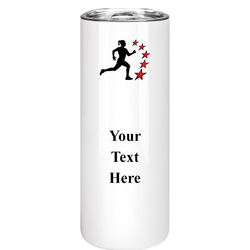 SLIM TUMBLER 20OZ WHITE