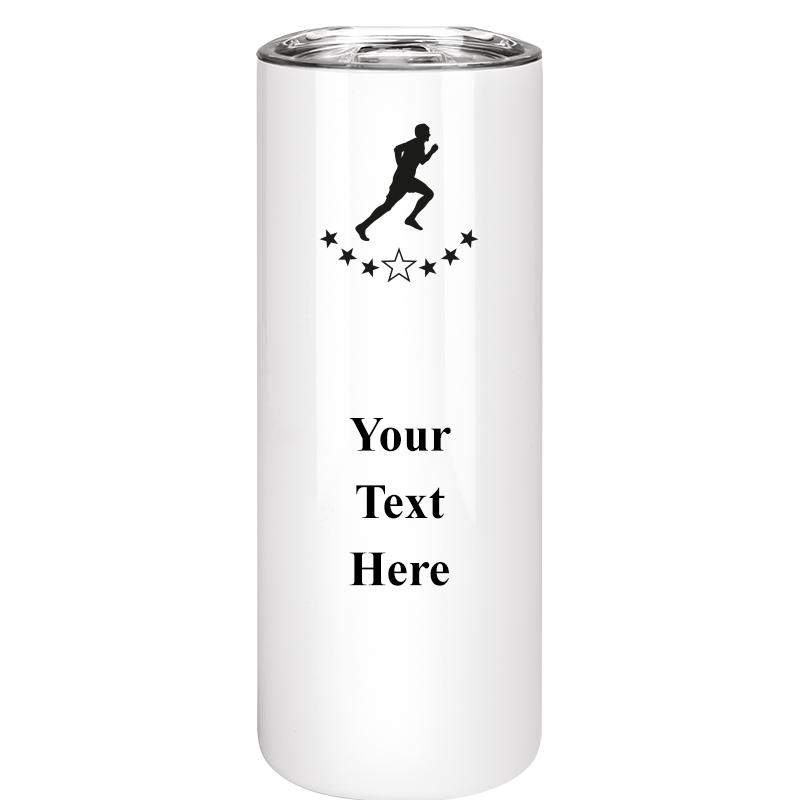 SLIM TUMBLER 20OZ WHITE